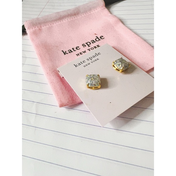 Kate Spade Earrings Studded Sparkle NWT - Picture 1 of 6